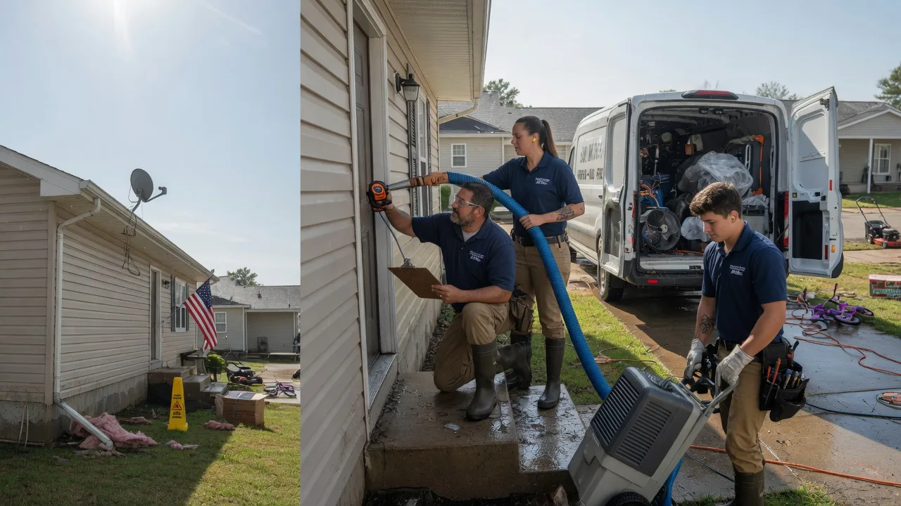 Ceiling Water Damage Restoration in Portland, ND near me